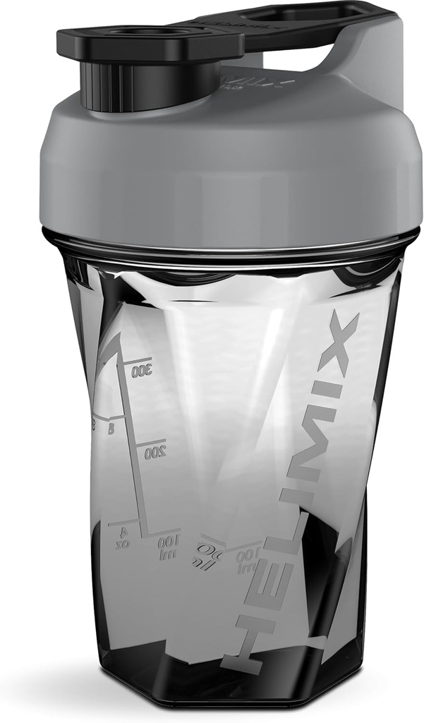 HELIMIX 1.5 Blender Blender Butelka shaker trzyma do 20oz 124; No Blending Ball lub Whisk Between 124; USA Made 124; Przenośne pre Workout Serwatka Protein Shaker Cup 124; Mixes Cocktails Smoothies Shakes 124; Top Rack Safe