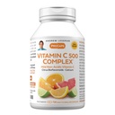ANDREW LESSMAN Witamina C 500 Kompleks 720 Kapsułki - Witamina C + Bioflawonoidy Citrus dla układu immunologicznego i wsparcia przeciwutleniającego, Brak żołądka Upset, Małe łatwe do połknięcia kapsułki