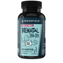 Freshfield Prenatal Vegan Omega 3 DHA: Zrównoważony, Carrageenan Free, Trzeci Tested Party, Kompostowalne butelki, Carbon Neutral. Wspomaga serce, mózg, zdrowie wspólne w / DPA