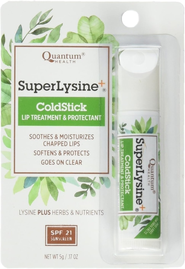 Quantum Research Coldstick, Super Lysine, 0.17 Ounce (opakowanie po 6 sztuk)
