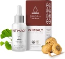 Drop Rx Intimacy by Dr. Nicole Saphier - Organic Maca Root, Ginkgo Biloba & Tribulus Terrestris, Płynny suplement do wsparcia, Non-GMO, Wegan, Gluten- Free, Kosher, Made in USA (2 Fl Oz)