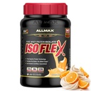 ALLMAX Nutrition ISOFLEX Izolat białka serwatki, Dreamsicle Orange - 2 lb - 27 gramów białka na miarkę - Zero tłuszczu i cukru - 99% laktozy - Gluten Free & Soy Free - Przybliżone 30 Sług
