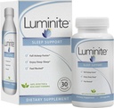 Luminate Sleep Supplement - Suplement do pomocy snu nocnego - L- Tryptofan, Melatonina, Chammomile - Non Habit Forming, 30 Count