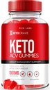 Rize laboratoria Keto Crave Keto ACCV Gummies dla zaawansowanych utraty wagi, Maksymalny suplement siły, Gomitas Recenzje (60 Gummies)