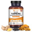 Kurkumina Turmerowa 1440mg z Black Pepper & Ginger I 120 Vegan Turmeric Kapsułki Wysoka wytrzymałość (2 Month Supply) I Made in The UK by Prowise Healthcare
