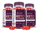 Laboratoria z uzasadnieniem (3 opakowania Proton Protein Keto ACCV Gummies Advanced Formula 1000MG Proton Boost Sok z ziaren ziaren w proszku B12 Vegan Non GMO 180 Gummys
