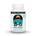 Źródło Naturals Witamina B- 6, Wsparcie układu immunologicznego * - 500 mg, 100 tabletek