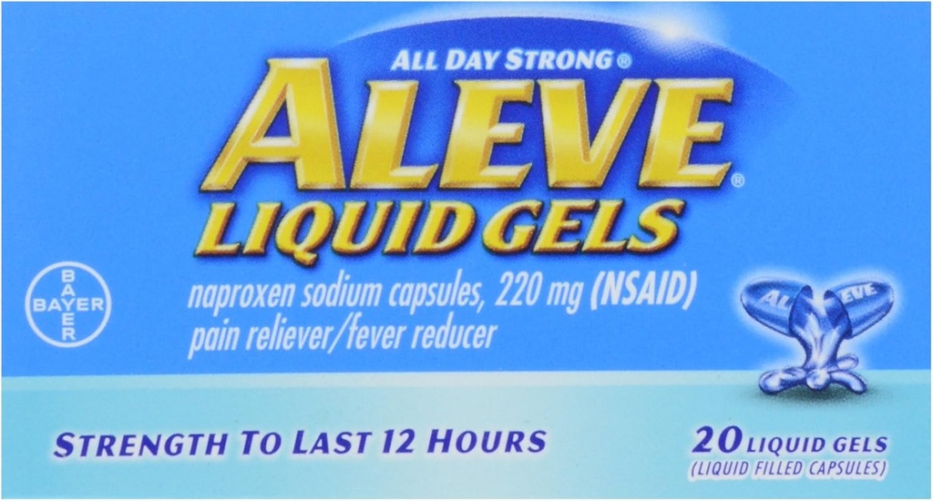 Płynne żele Aleve, 20 ct