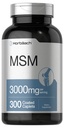 Horbäach MSM Supplement Equipment 124; 3000mg Equipment 124; 300 Coated Cappets Ethiopian 124; Methylsulfonylmetan with Calcium Equipment 124; Vegetarian, Non-GMO, Gluten Free
