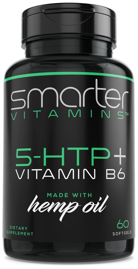 200mg 5- HTP + Witamina B6, Rozszerzony czas uwalniania, 60 softgeli, 30 Służenie