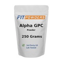 Proszek Alpha- GPC 250 Grams, Nie-GMO Suplement Alpha GPC Proszek choliny, Wegan, Testowane strony trzecie, Wstępne ćwiczenia, Pamięć i Focus, z Scoop