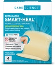 Pielęgnacja Science Smart Heal Hydrocoloid, Duży, 2.3 w x 3 in, 4CT Δ124; 100% Wodoodporny Pieczęć Promotes Healing, Redukuje blizny