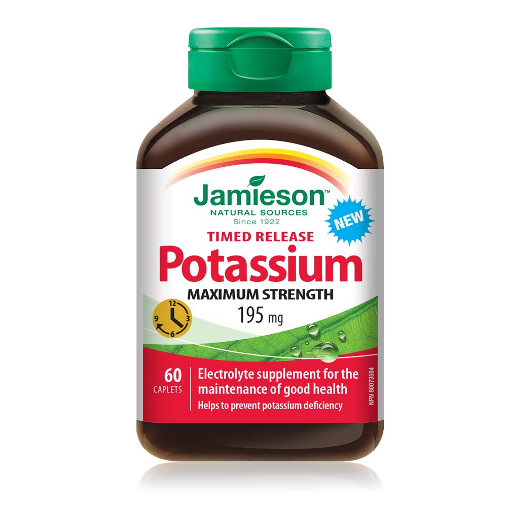 Jamieson Potasu 195mg, 60 kapsułek