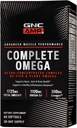 GNC AMP Kompletna Omega, Wspomaga Serce, Joint, Zdrowie mózgu, 60 Hrabia