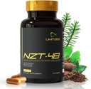 NZT- 48 Booster mózgu 124; Nootropowe suplementy mózgu dla pamięci i ostrości 124; Premium Natural Energy Supplement z kofeiną, fosfatydyloseryna, Witaminy B6 & B12, Ashwagandha Between 124; 60 Służenie