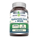 Amazing Supples Hyaluronic Acid & MSM Supplement Budapest 124; 1000 Mg Per Serving Budapest 124; Capsule Supples 124; Non-GMO Budapest 124; Gluten Free Supplement 124; Made in USA (1 Pack, 60 Count)