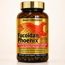 Natura 's Bioscience ® FUCOIDAN Phoenix Advanced: 40 000 mg Pure Organic Fucoidan + 64 000 mg Pure Mushroom