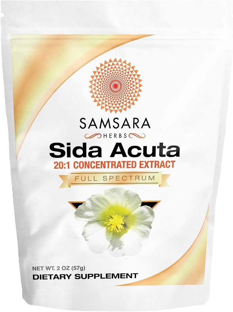 Samsara Herbs SIDA Acuta Extract (2oz / 57g) 20: 1 koncentrat proszku do ekstrakcji