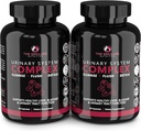 ENCLARE NUTRITION D Mannose kapsułki 124; 1000mg z Żurawinowymi pigułkami dla kobiet i mężczyzn, Hibiscus & Dandelion. Szybkie działanie Tract Health, Bladder Control, Liver Support, Nerki Cleanse & Detox (2)