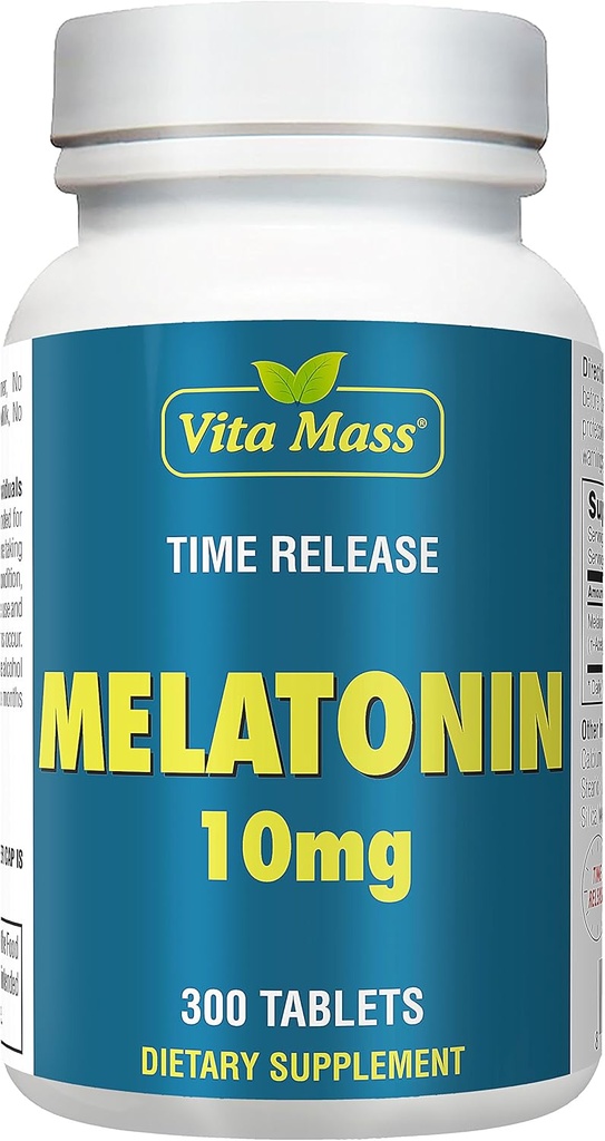 Melatonina 10 mg - TR Czas uwalniania - 300 tabletek - Maksymalna moc