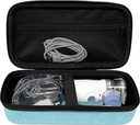 Hard Travel Case Bag kompatybilny z przenośnym uchwytem Inhaler Nebulizer Machine dla dorosłych i dzieci (tylko przypadku) (jasny niebieski)