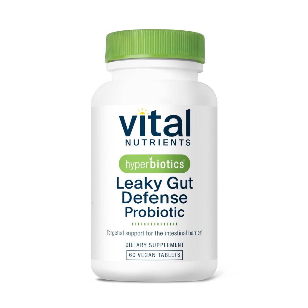 Hiperbiotyka Witalne składniki odżywcze Leaky Gut Repair Supplement Probiotic 124; Science Backed Formuła wzmacnia barierę i zdrowie Gut * 124; Redukuje Digestive Discomfort 124; 60 Wegan hrabia
