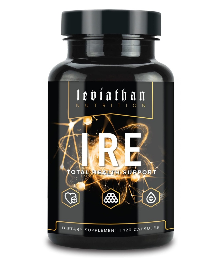 Lewiatan IRE Complete Health Support - Ogólne Zdrowie i Antyoksydant Support z Longvida ® Zoptymalizowana kurkumina turmerowa, nasiona winorośli, Berberine, Arjuna i Resveratrol