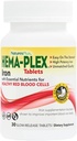 NaturesPlus Hema- Plex Żelazo - 30 Płytki - 85 mg Żelazo Chelatowane - Total Blood Health - Witamina C & Bioflavonoids - Nie GMO, Wegetarianin & Gluten Free - 30 Sługi