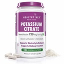 HealthyHey Nutrition Potasu Citrate 730mg - Kapsułki roślinne 120 Ilość (Opakowanie po 1)