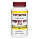 Nutric Biotic - Grejpfrut Seed Extract Kapsułki 250 mg, 60 Count - Maksymalna moc z bioflawonoidami