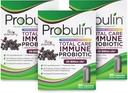 Probulin Total Care Immune = Prebiotics + Probiotics + Postbiotics + Elderberry to Support Immune & Gut Health - 20 Billion CFU - 10 Strains - 30 Vegan Capsules (Pack of 3)