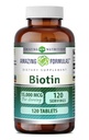 Amazing Supplement Biotin Equipment 124; 15000 Mcg Per Serving Equipment 124; 120 Tablets Equipment 124; Non-GMO Equipment 124; Gluten Free Equipment 124; Made in USA