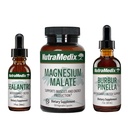 Zestaw Detox NutraMedix - 3- Piece zestaw z Sealantro, Burbur- Pinella i jabłczan magnezu do oczyszczania, Detox & Codzienne Wsparcie Wellness - Płynne Detox na plancie i codzienne kapsułki