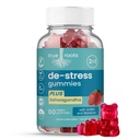 Stres Gummies Ten sam dzień Stres Relief 124; Destrukcja i spokój 124; Ashwagandha, GABA, Melatonina, L- Theanina, Lemon Balm
