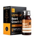 USTRAA Beard Growth Oil - 1.18 Oz - More Beard Growth, With Redensyl, 8 Natural Oils including Jojoba Oil, Witamina E, Nourishment & Wzmocnienie, Brak szkodliwych chemikaliów