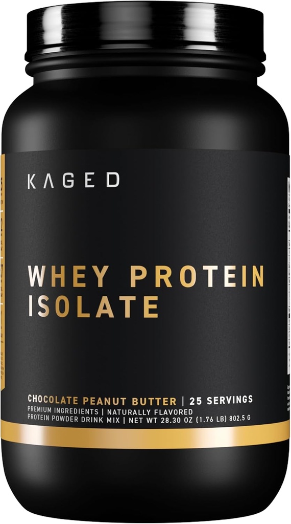Kaged Whey Protein Isolate Proszek 124; Czekoladowy Masło orzechowe 124; 100% Czysta niska Laktoza Serwatka 124; Post Workout Recovery Drink 124; Wspiera budowanie mięśni 124; Suplementy dla mężczyzn i kobiet 124; 25 Służenie