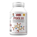 ANDREW LESSMAN PQQ 20mg - 120 kapsułek - 20mg Pyrrolochinolina Quinone, Natural Protective Compound wspiera Vital Organs, Heart, Mózg, Wątroba, System immunologiczny. Biogeneza mitochondrialna, brak dodatków