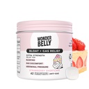 Wonderbellow Bloat + Relief gazowy, Extra Simply Chewable Tablets, z 125 mg Simeticone, No Talc lub Dye, Truskawkowe ciasto, 42 Count
