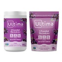 Ultima Replenisher Electrolyte proszek do sporządzania mieszanki napojów - bez cukru - Grape, 90 Puszka do podawania i 20 Opakowania Stickpack - 6 Electrolytes and Minerals - Keto Friendly, Wegan, Non-GMO