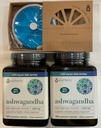 Youtheory Ashwagandha 1000mg z KSM- 66 - Pomaga wspierać zdrową reakcję na stres, 180 Kapsułek (Opakowanie 2) i Pill Orgnizer Bundles