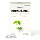 Loma Lux Eczema Pigułki - Naturalne Eczema Leczenie Ulgi Remedy - Dermatolog Opracowany - 7 Minerały Clear & Prevent Ciężkie Eczema Scaling, Wysypka, Przeciwciała skóry skóry dla dorosłych, Dzieci, Toddlers