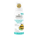 Zarbee 's Soothing Saline Nasal Mist z Aloe, Saline spray for All Ages działa szybko, aby usunąć i nawilżyć węże, Mist Loosens Mucus & Clears Passage Nasal, Drug- Free, 3 fl. Oz