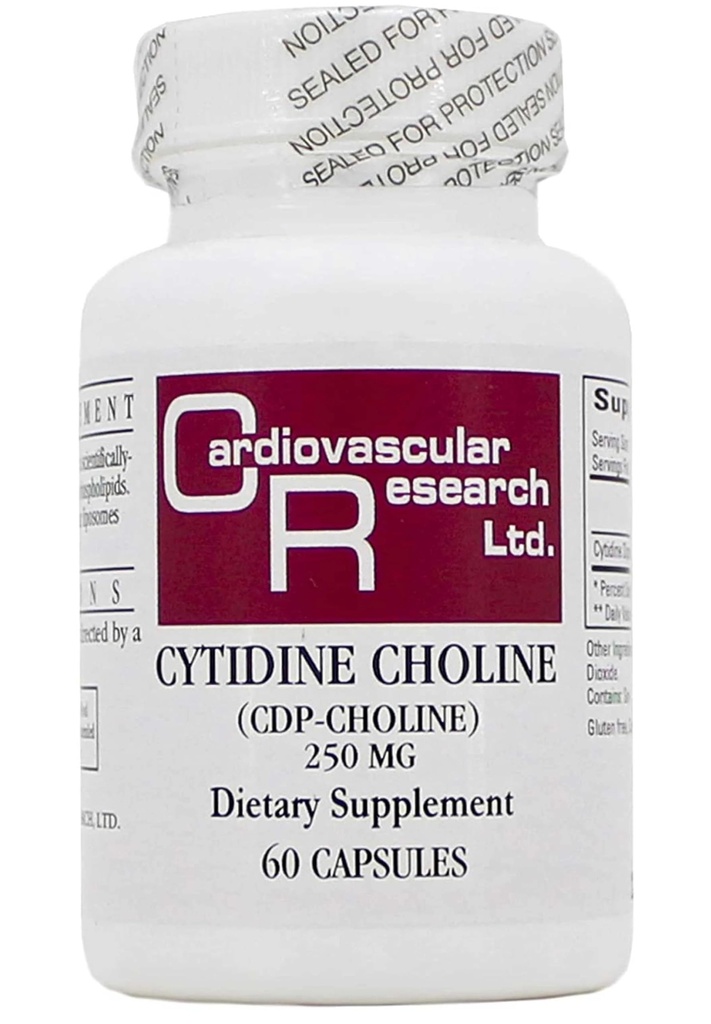 Ekologiczne preparaty - Cytydyna Cholina 250 mg 60 kapsli [Zdrowie i Piękno]