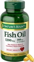 Nature 's Bounty Fish Omega Oil 3 Suplementy - Pomaga Heart Health, 1200 Mg Fish Oil, Omega-3, 200 Softgels (Opakowanie 1)