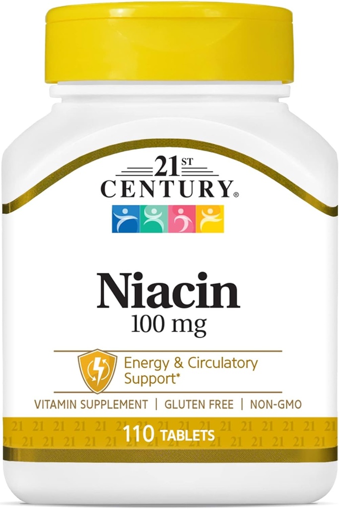 21. Century Niacyna Tabletki, 100 mg, 110