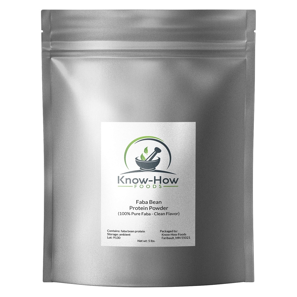 100% Pure Faba Bean Protein Powder (5 lb. Luzem)