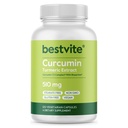 BESTVITE Curcumin 510mg (kurkumina) (120 Kapsułki wegetariańskie) z Curcumin C3 Complex & Bioperine - Standaryzowane do 95% Kurkuminoidy - No Stearates - Vegan - Non GMO - Gluten Free