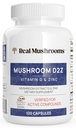 Prawdziwe Grzyby Cynk i witamina D2 Kapsułki - z Organic Chaga i Reishi Mushroom Extracts - Witaminy dla ogólnego wsparcia Wellness - Wegan, Non-GMO, Gluten- Free - 120 Hrabia Mushroom Supplement