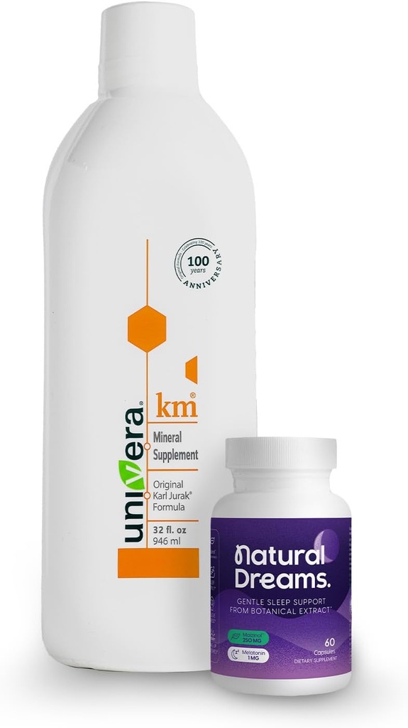 Uniwersytet Dream Wellness Combo, km & Naturalne sny, Potasu Supports, pH ciała Bilans krwi, Głębokie wsparcie snu