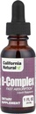 California Natural B Complex Sublingual Supplement, Malina, 1 unce